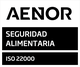 Sello UNE-EN ISO 22000